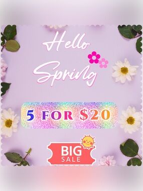 Hello Spring Graphic Promo 5 for $20